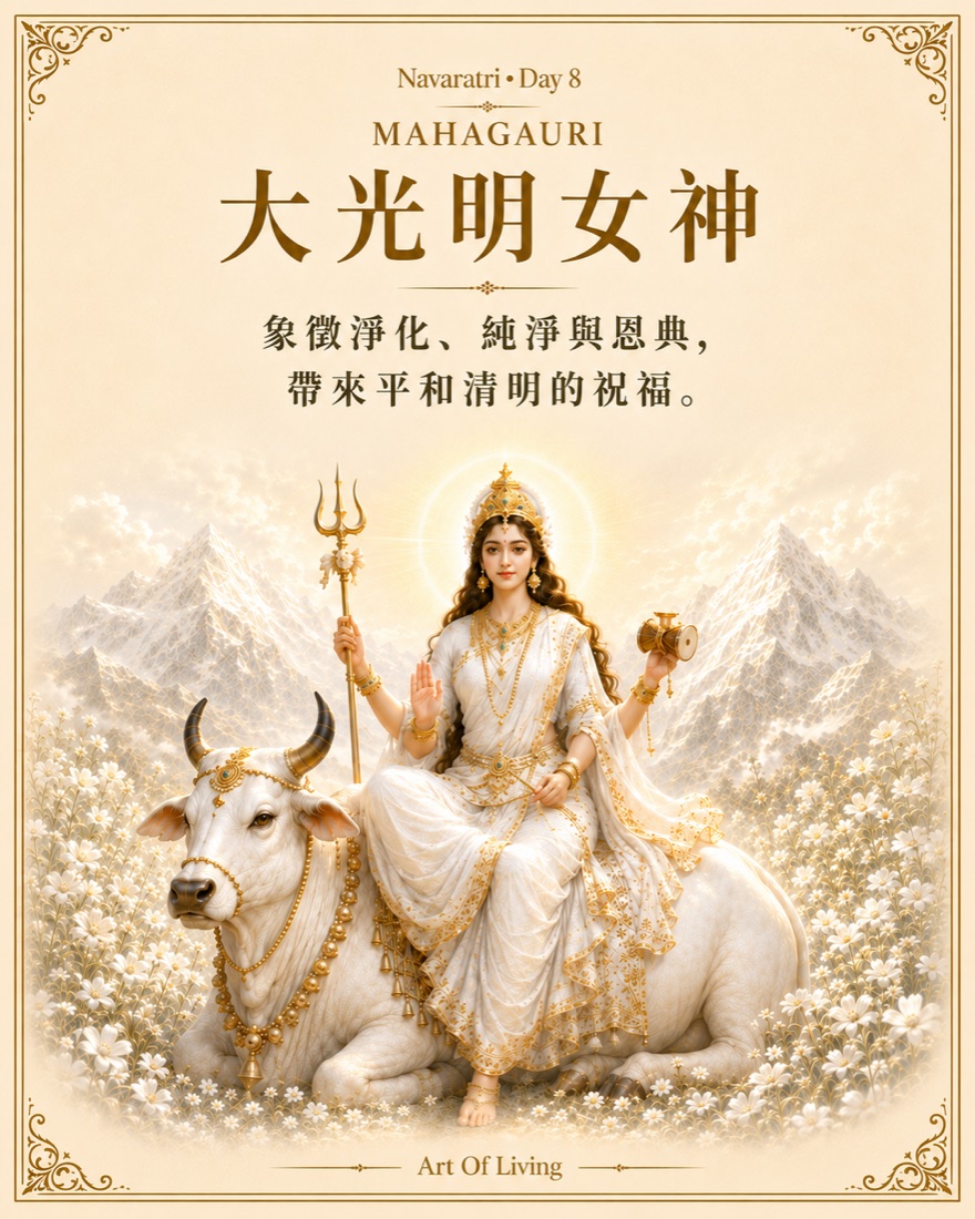 大光明女神 Mahagauri