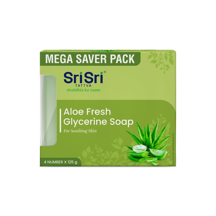 蘆薈鮮萃甘油皂 Aloe Fresh Glycerine Soap (125g×4)