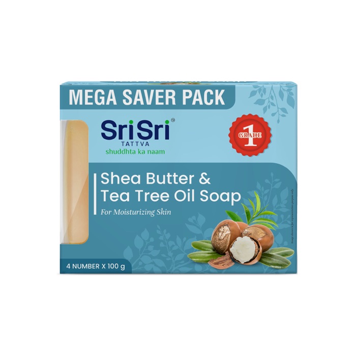 乳木果茶樹油皂 Shea Butter & Tea Tree Oil Soap (100g×4)