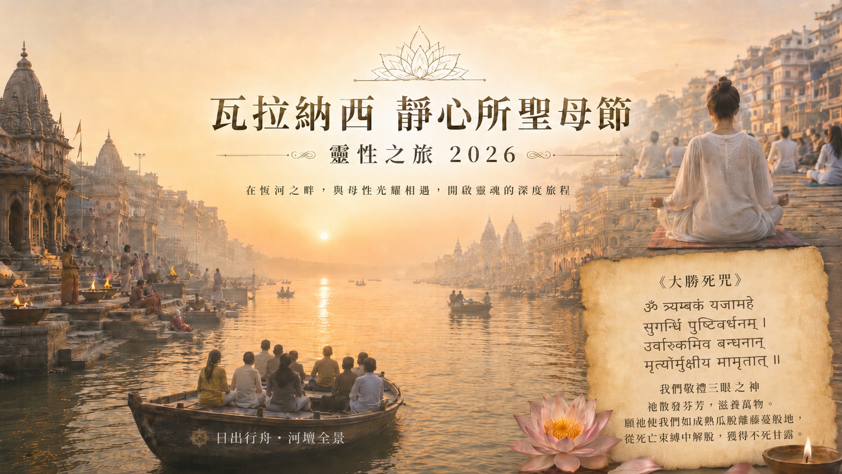 瓦拉納西 靜心所聖母節 高能靈性體驗 2026